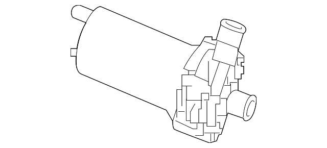 Engine Auxiliary Water Pump A6398350064