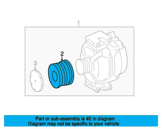 Alternator Pulley A6421500660