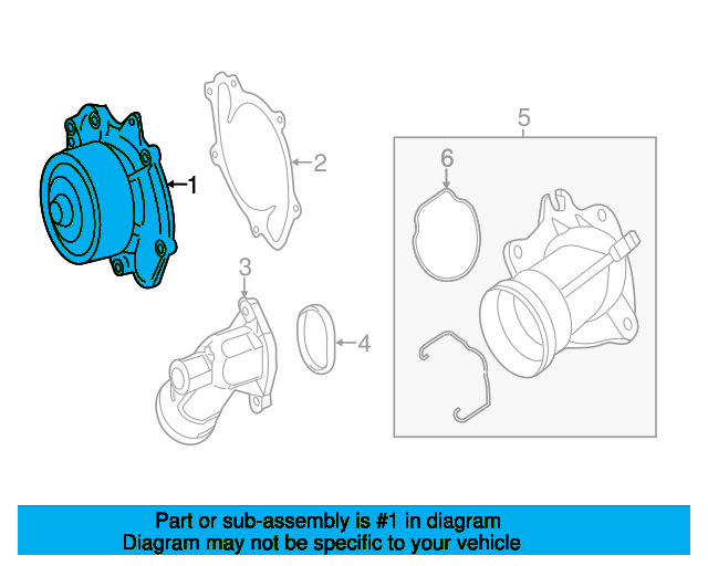 WASSERPUMPE A642200170180