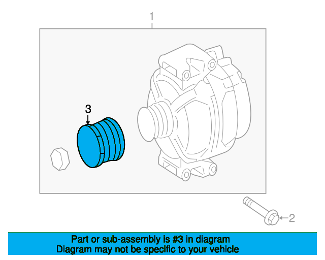 Alternator Pulley A6461550115