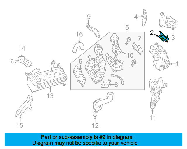 Egr Valve Gasket A6511422380