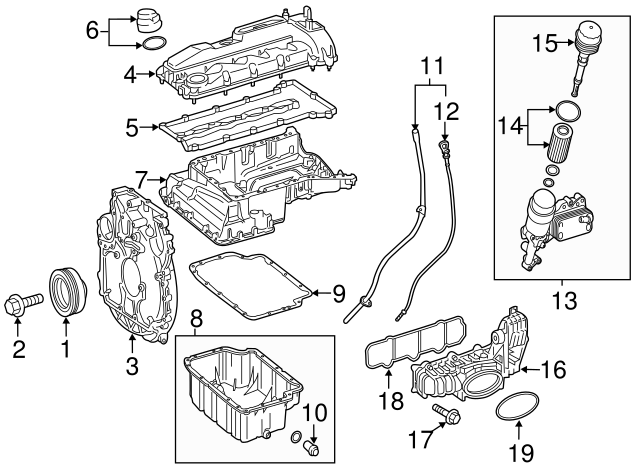 Engine Oil Filter Element A6511800309