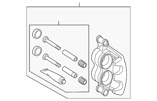 Repair Kit, brake caliper QUICK BRAKE 114-5091