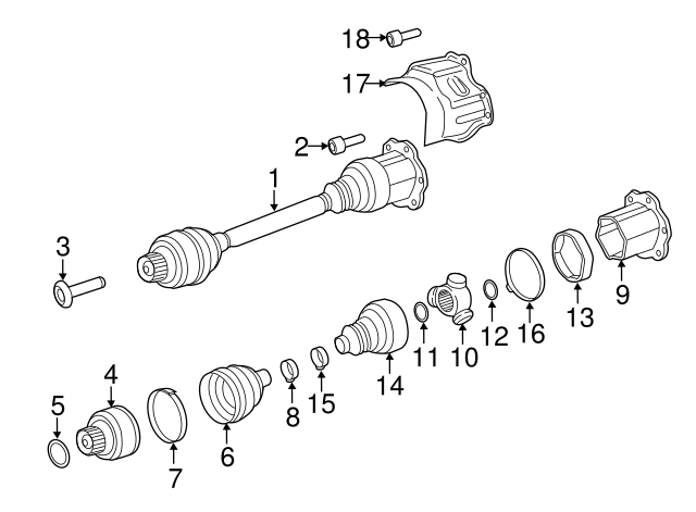 Faltenbalg 8K0407283B