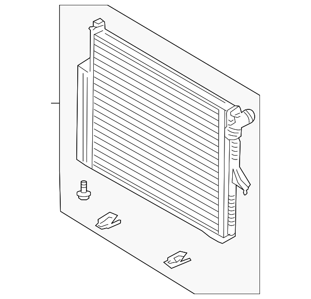 Cooler for coolant 95510614201