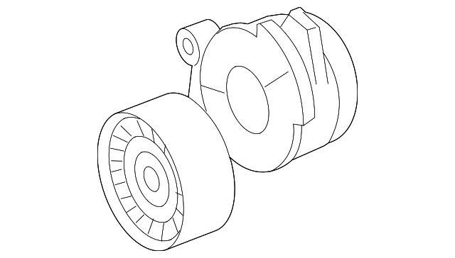 Belt tensioner damper 95810236151