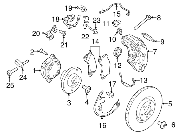 sender wire (pad wear indi 95B907253A