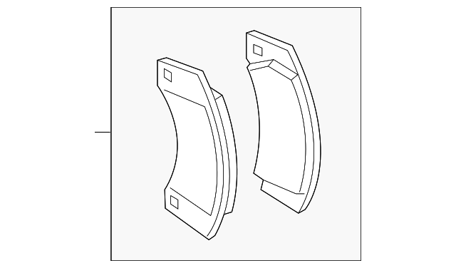 1 set of brake pads for di 97035294905