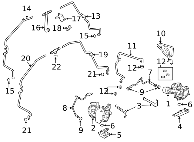 Exhaust gas turbocharger 9A212302806