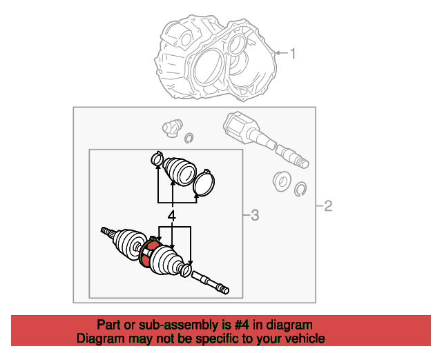 BOOT KIT, FR DRIVE S 044280W060