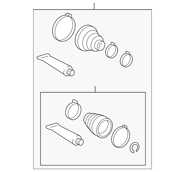 BOOT KIT, FR DRIVE 0442842070