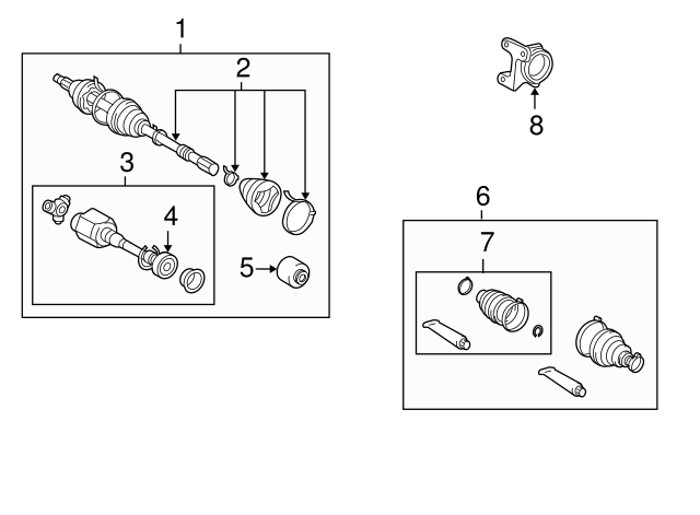 BOOT KIT, FR DRIVE 0442842110