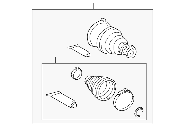 BOOT KIT, FR DRIVE 0442842111