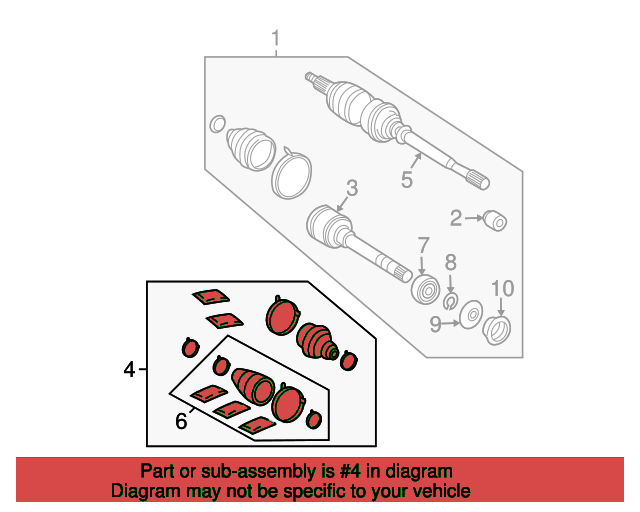 BOOT KIT, FR DRIVE S 0443808080