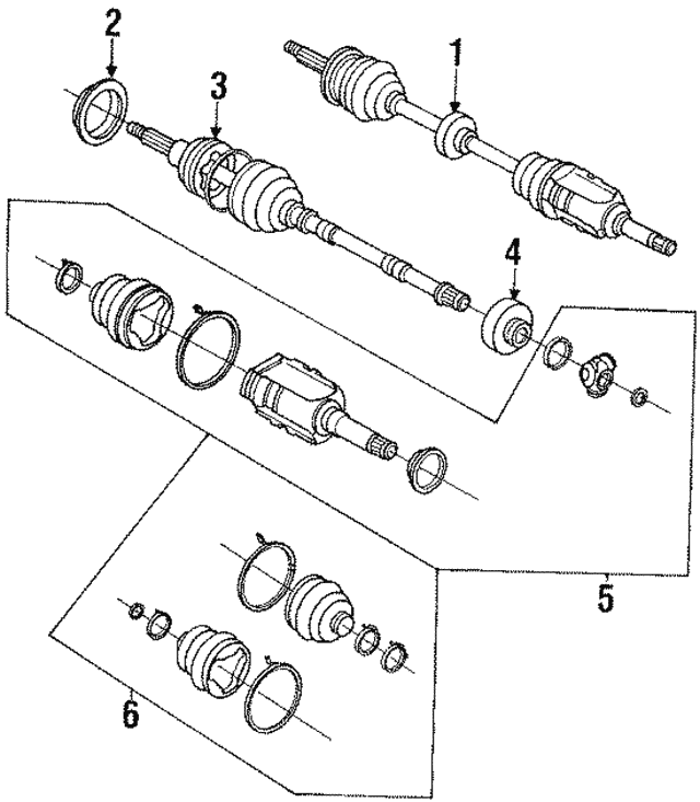 BOOT KIT,FR DRIVE 0443812370