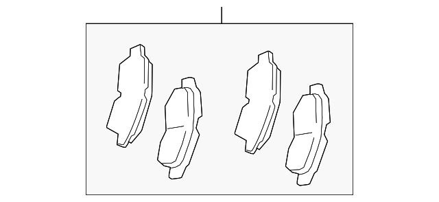 BREMSBELAG EINBAUSAT 0446506100