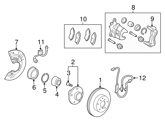 PAD KIT, DISC BRAKE 0446507010