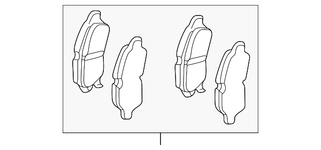 PAD KIT,DISC BRAKE L 044650E010