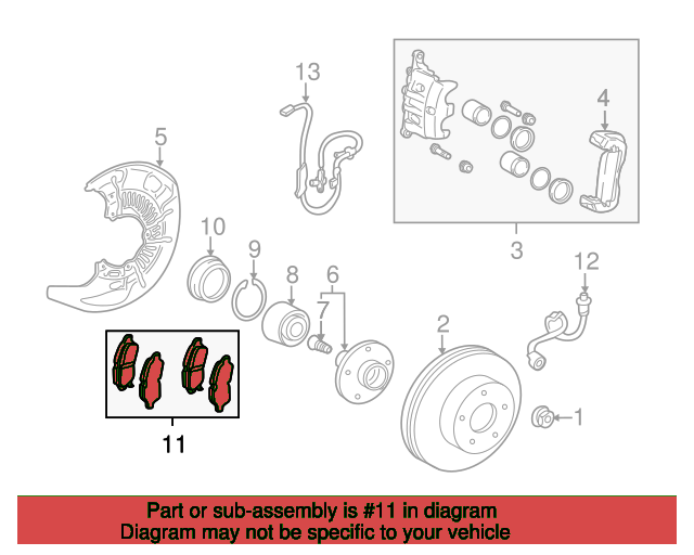 PAD KIT,DISC BRAKE L 044650E010