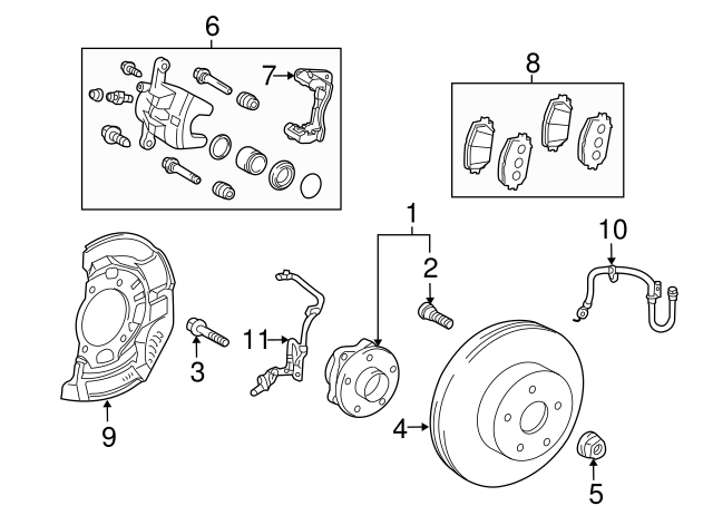 PAD KIT, DISC BRAKE 0446547080