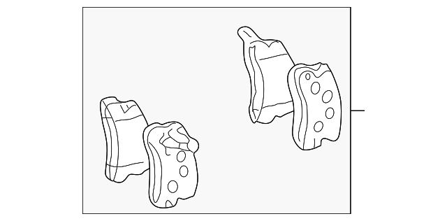 PAD KIT, DISC BRAKE 0446633040