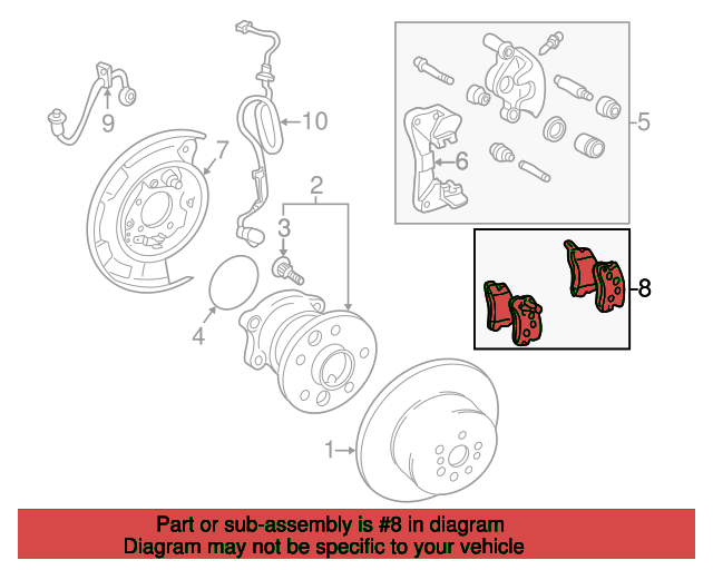 PAD KIT, DISC BRAKE 0446633040