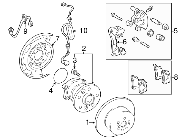 PAD KIT, DISC BRAKE 0446633040