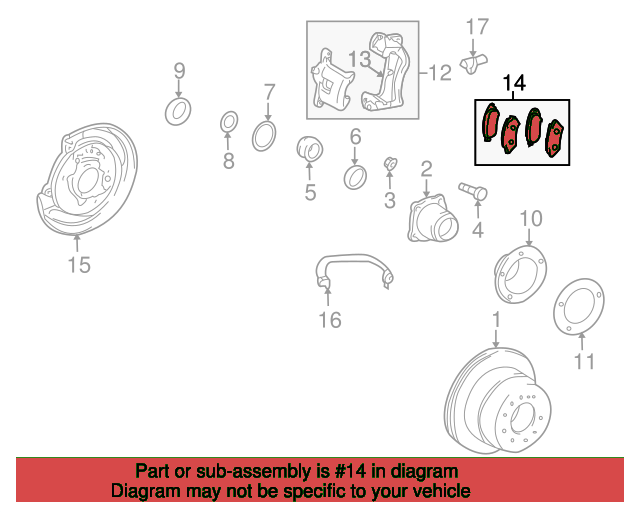 PAD KIT, DISC BRAKE 0446660120