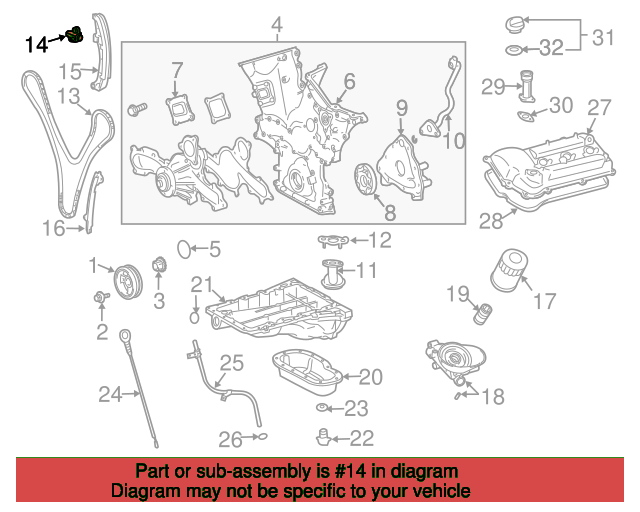 TENSIONER ASSY, 1355031010