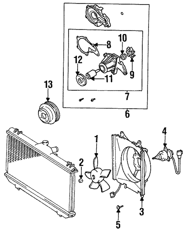 PUMP ASSY, WATER 1611019205