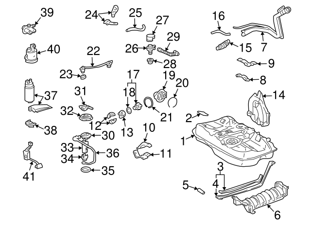 FILTER ASSY, FUEL 2330020040