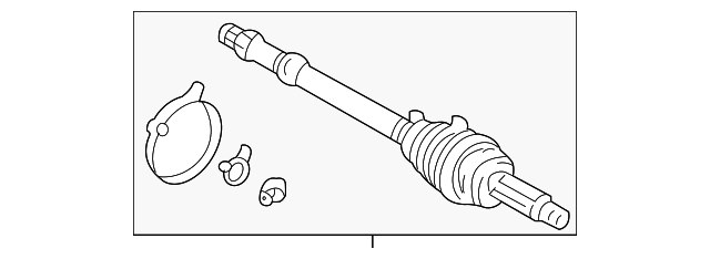 SHAFT SET, RR DRIVE 4237019205