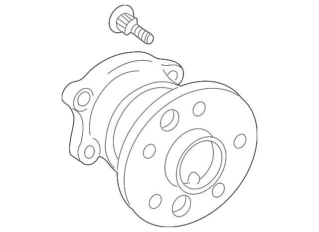 HUB & BEARING RR AXLE 4241033020