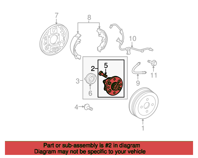 HUB&BEARING ASSY, 4241052070