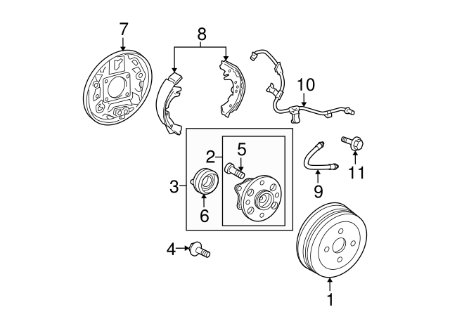 HUB&BEARING ASSY, 4241052070