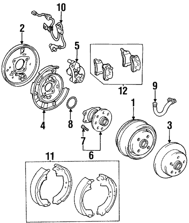 HUB & BRG ASSY, RR 4245020051