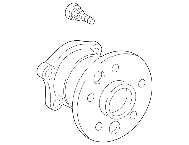 HUB & BRG ASSY, RR 4245033010