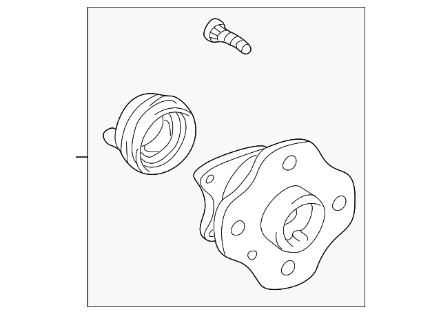 HUB & BRG ASSY, RR 4245047020