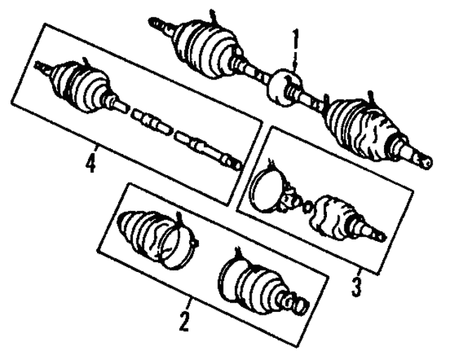 SHAFT ASSY, FR 4341020442