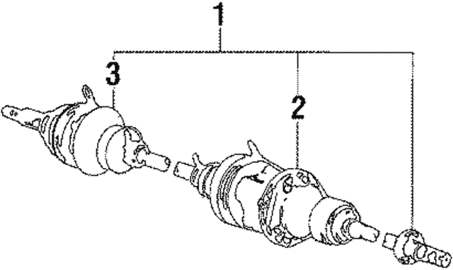 SHAFT ASSY, FR 4341032012