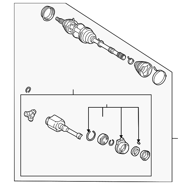 SHAFT ASSY, FR 4341042023