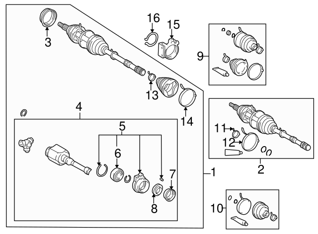 SHAFT ASSY, FR 4341042023