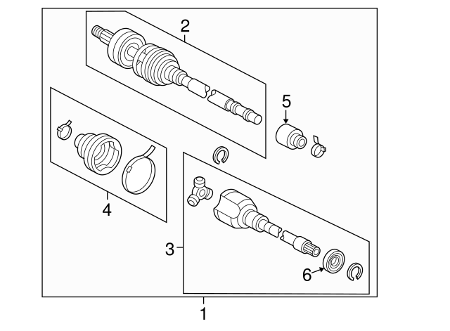 SHAFT ASSY, FR 4341047020