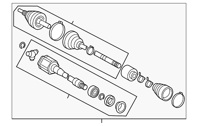 SHAFT ASSY, FR DRIVE 4342006600