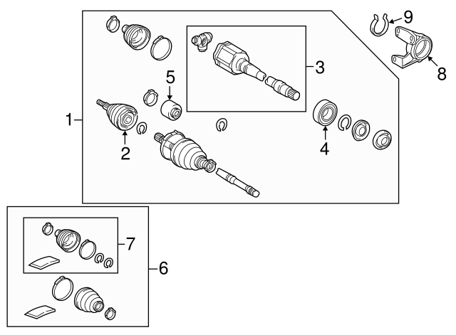 SHAFT ASSY, FR DRIVE 4342042191