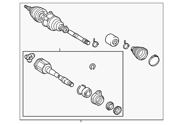 SHAFT ASSY, FR 4342044040