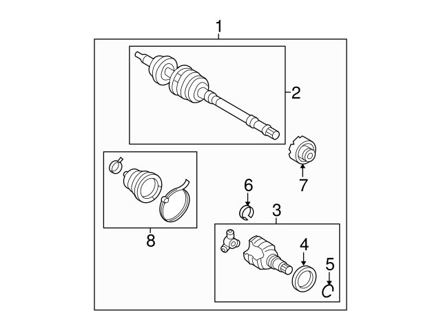 SHAFT SET, OUTBOARD 4347059696