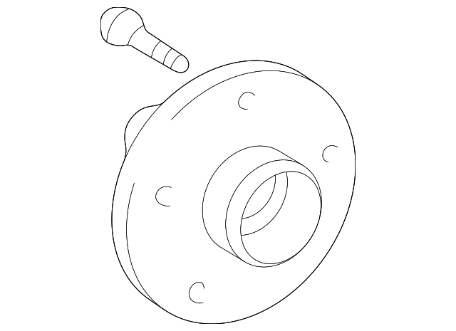 HUB SUB-ASSY, FR 4350212140