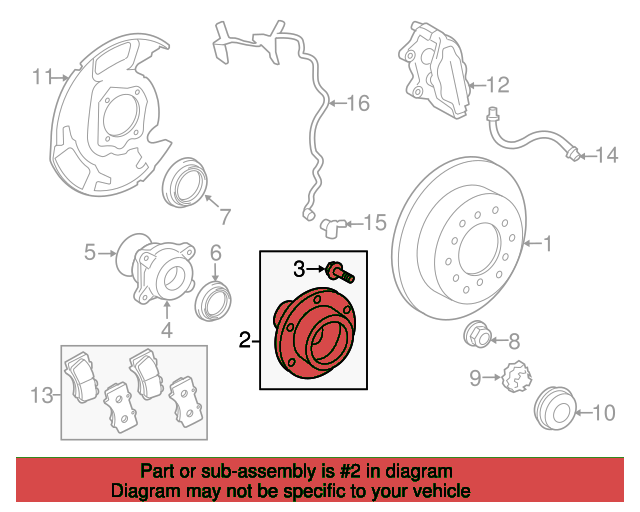 HUB SUB-ASSY, FR 4350260190