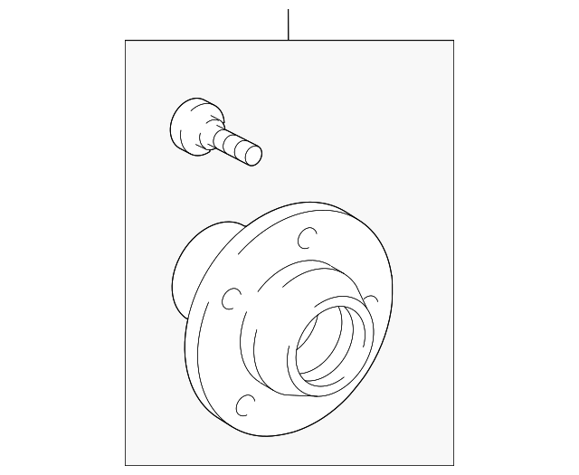 HUB SUB-ASSY, FR 4350260200